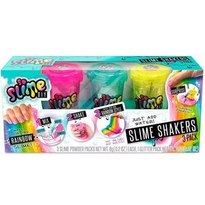 Slime Shaker 3-Pack DIY Rainbow Glitter Confetti